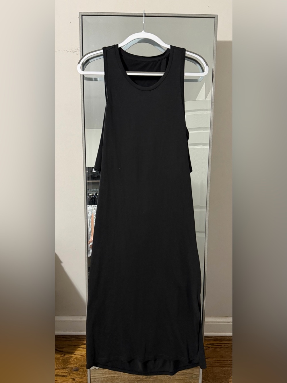 Classic Black Sleeveless Maxi Dress - Women